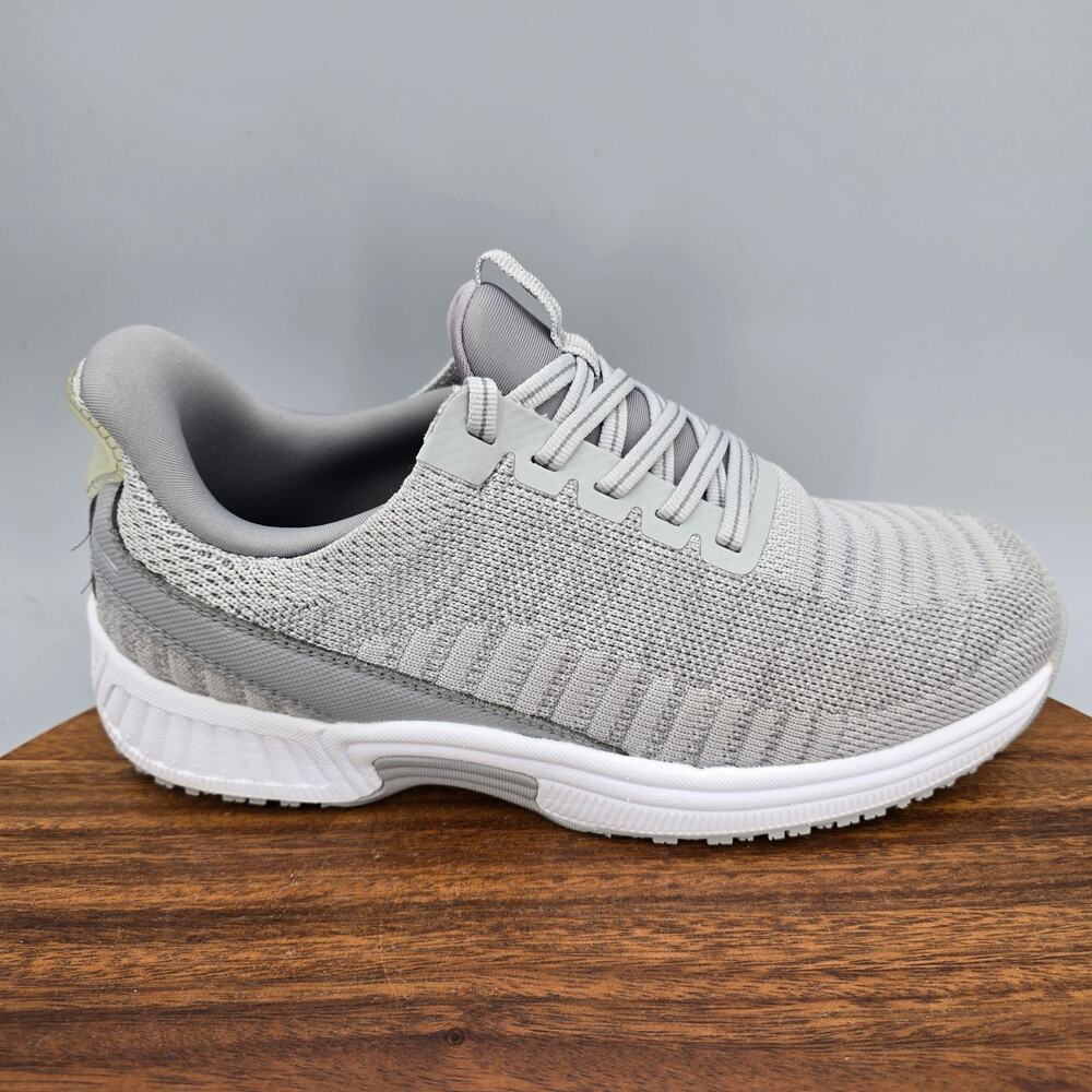 Orthofeet Kita Shoes Womens 6.5 2E Gray Mesh Hands Free Slip On Walking Orthotic